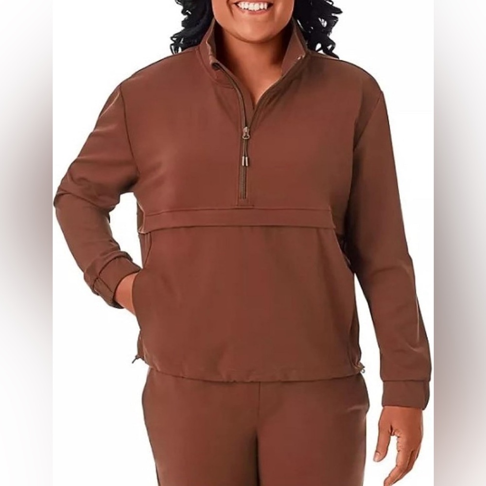 NWT Women’s Members Mark Cinnamon Stick Travel Pullover Size XXL - Picture 4 of 9